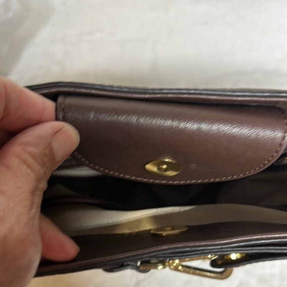 Calvin Klein Brown Shoulder Bag with Hobo Silhouette - Picture 15 of 16